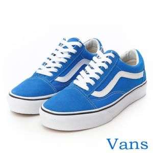 BN Vans Unisex Old Skool Blue / White Shoes #V251  