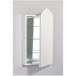   White Interior With Arch Beveled Mirrored Door