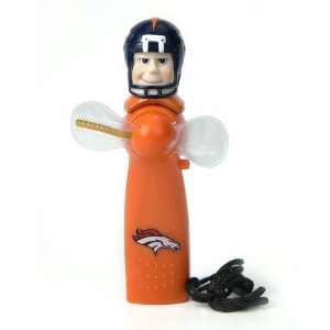   Broncos Nfl Light Up Spinning Hand Held Fan (7) Sports & Outdoors