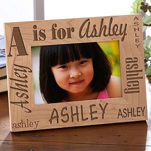    Alphabet Name Personalized Kids Picture Frames