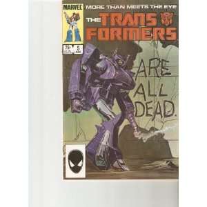    The Transformers Are All Dead Comic Book Vol. 1 #5: Marvel: Books