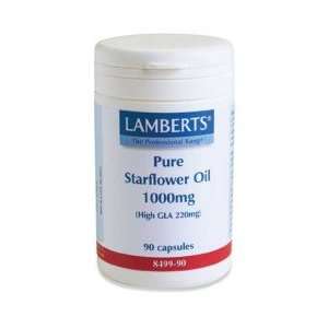  Lamberts Lamberts, Pure Starflower Oil 1000mg, 90 Capsules 