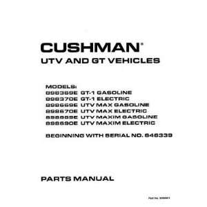   Gas and Electric Cushman UTV/GT Utility Vehicles Patio, Lawn & Garden