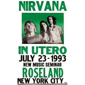  Nirvana  In Utero MasterPoster Print, 11x17