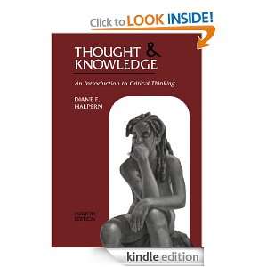   Thinking, Fourth Edition: Diane F. Halpern:  Kindle Store