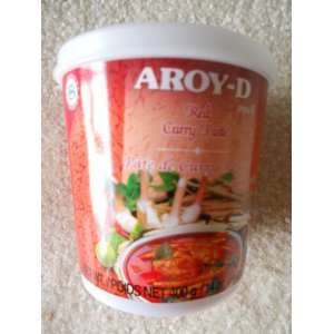 Aroy   D Red Curry Paste   Product of Thailand   4 X 14 Oz.  