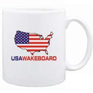  New  Usa Wakeboard / Map  Mug Sports