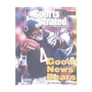  Jim Harbaugh Autographed/Hand Signed Sports Illustrated 