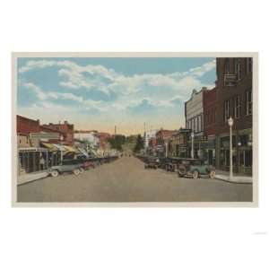 Pullman, WA   View of Main Street Giclee Poster Print, 24x32