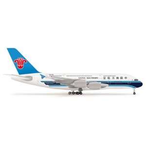   Herpa Wings China Southern A380 Model Airplane 