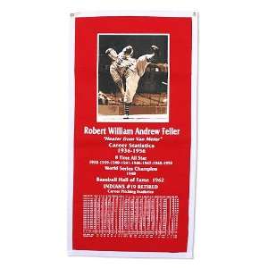 Cleveland Indians Bob Fellar Hall of Fame Banner by Mitchell & Ness