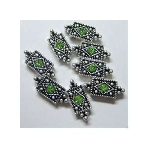  Jolees Boutique Pointed Rectangle Peridot Sliders Arts 