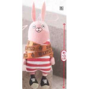 USAVICH (Jail Bunny) WANTED Ribbon Mascot Plush (4) Type B Kirenenko 