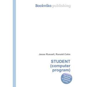  STUDENT (computer program) Ronald Cohn Jesse Russell 