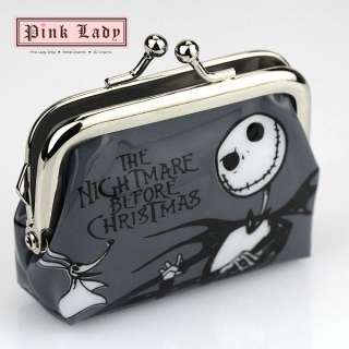 V24 Cute Nightmare Before Christmas Jack Metal Clasp Coin Bag Purse 