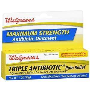   Maximum Strength Triple Antibiotic Ointment with Pain Relief, 1 oz