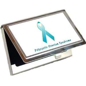  Polycystic Ovarian Syndrome Awareness Ribbon Business Card 