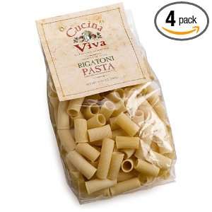 Cucina Viva Pasta, Rigatoni, 17.63 Ounce Units (Pack of 4)  