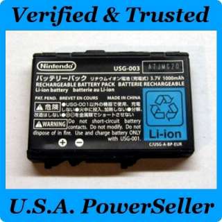 Rechargeable Battery USG 003 Nintendo DS Lite NDSL Part  