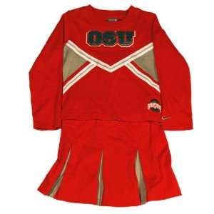 Ohio State Buckeyes Nike Girls 4 6X Cheer Dress: Sports 