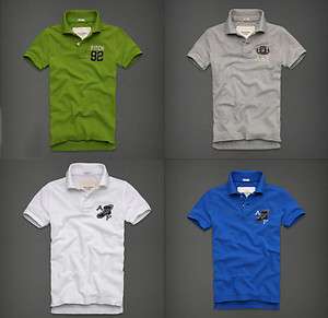 NWT ABERCROMBIE &FITCH ANF MENS MOOSE MUSCLE POLO  