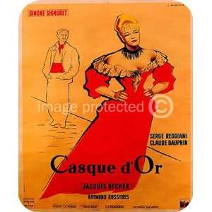   Casque d Or Vintage Simone Signoret Movie MOUSE PAD