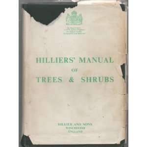  Hilliers Manual of Trees & Shrubs ANON. Books