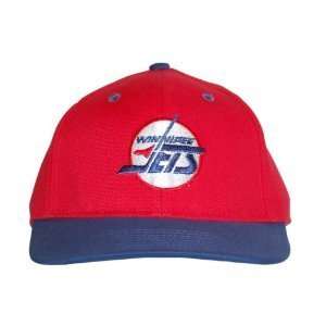   Winnipeg Jets Snapback Hat Cap   2 Tone Red Blue