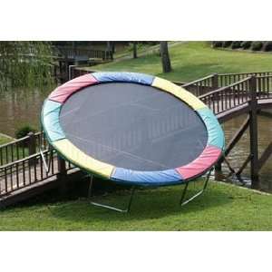   Foot Magic Circle Round Trampoline With Deluxe Pads: Sports & Outdoors