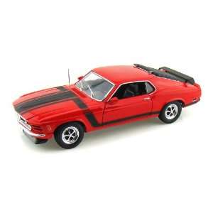  1970 Ford Mustang Boss 302 1/18 Red: Toys & Games