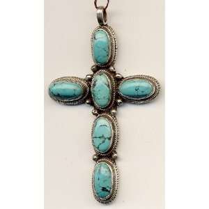  Turquoise Cross Pendant Arts, Crafts & Sewing