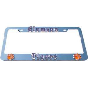 Clemson Tigers License Plate Tag Frame 