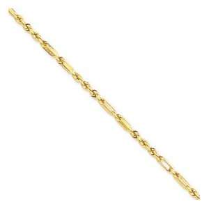  14K Yellow Gold 3mm Milano Rope Chain 24 Jewelry