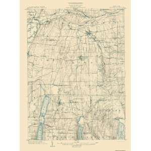  USGS TOPO MAP HONEOYE QUAD NEW YORK (NY) 1904: Home 