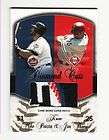05 Flair Mike Piazza Tom Glavine Dual Jersey Patch #/50  