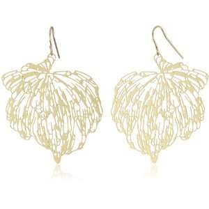  Nervous System Undergrowth Gold Plated Earrings Jewelry