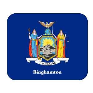  US State Flag   Binghamton, New York (NY) Mouse Pad 