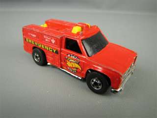 1974 Hot Wheels Toy Emergency Squad Truck Diecast  