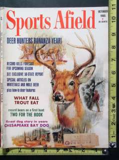 Vintage October 1965 Sports Afield Magazine Hunting   Fishing and More 