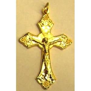  2 inch Goldplated Rosary Style Crucifix (RA 16 00101 