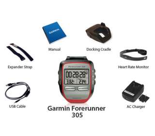 Garmin Forerunner 305 GPS Enabled Sports Watch 753759051945  