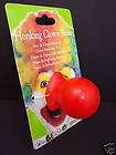 Red Honking Clown Circus Rubber Gag Nose Costume Accessory NEW
