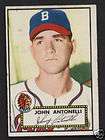 John Antonelli Boston Braves 1952 Topps Card #140