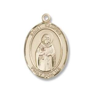   St Samuel Pendant First Communion Catholic Patron Saint Medal Jewelry