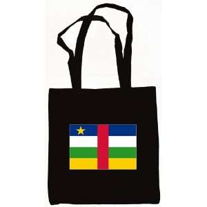  Central African Republic Flag Tote Bag Black: Everything 