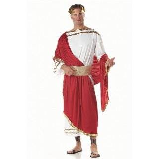  Mens Adult Mens Zeus Toga Outfit Greek Roman Caesar God 
