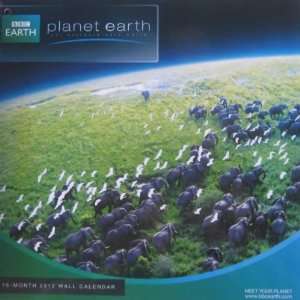  Planet Earth 2012 Wall Calendar: Office Products