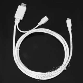 New MHL Micro USB HDMI Male Adapter Cable for Samsung S 2 II i9100 