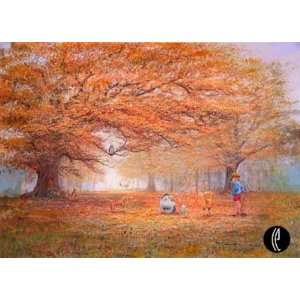  Joy of Autumn Leaves   Disney Fine Art Giclee by Peter 