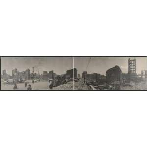  Panoramic Reprint of Panorama view near Turk & Market St 